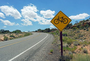 Cycle Route , Nevada, USA