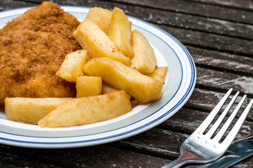 Traditional Cod Fish and Chips