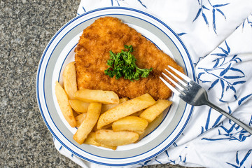 Traditional Cod Fish and Chips