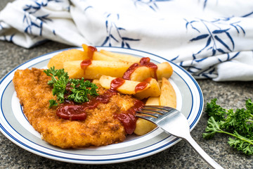 Traditional Cod Fish and Chips
