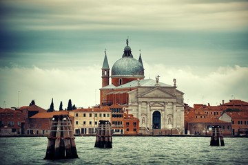 Venice church with dome