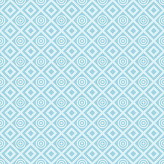 Blue and white geometric seamless pattern