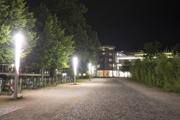 goettingen historic city germany in the evening