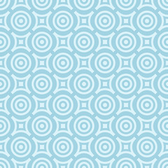 Geometric blue seamless pattern as background