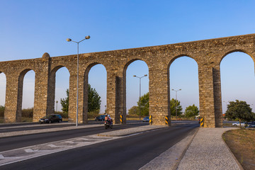 Fototapeta na wymiar Aqueduct - Evora Portugal