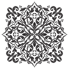 Vector baroque of vintage elements for design. 