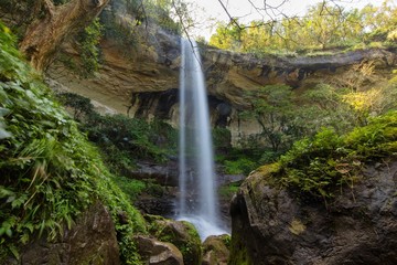Tropical pure waterfall in Taiwan