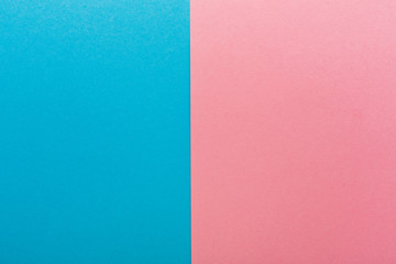 Fototapeta premium Blue and pink contrast background