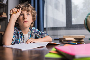 education, thoughtful kid