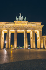 brandenburger tor at berlin, leipziger platz
