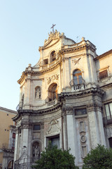 Fototapeta na wymiar Church in Catania, Italy