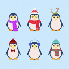 illustration penguins