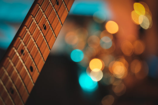 Bokeh guitare