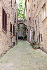 Fototapeta na wymiar Historic centre of Volterra, Tuscany, Italy