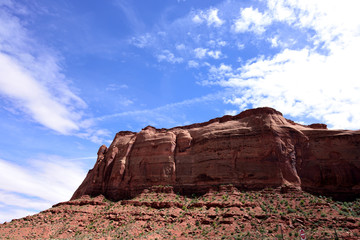 Fototapeta premium Red rocks and blue sky
