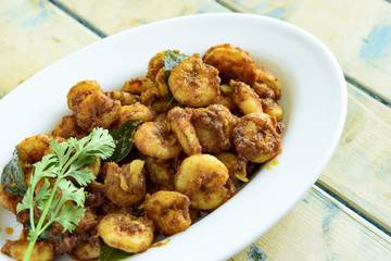 Indian Seafood Recipe Prawns Fry