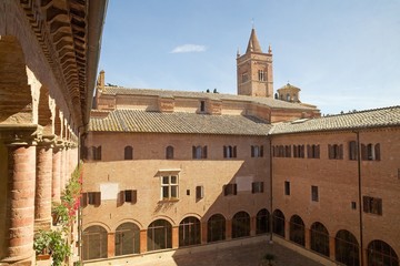 Fototapeta premium Abbey of Monte Oliveto Maggiore