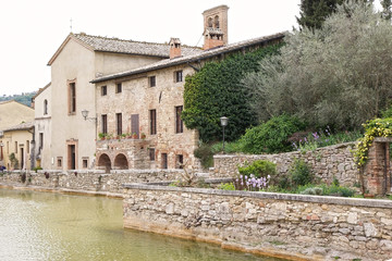 Fototapeta premium Bagno Vignoni in Val d'Orcia, Tuscany, Italy