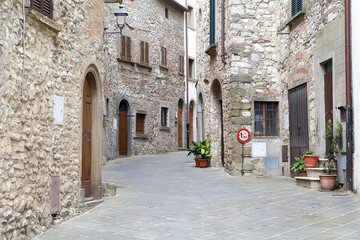 Fototapeta na wymiar Radda in Chianti, Tuscany, Italy