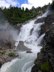 Naklejka na ściany i meble Les cascades du Ruitor (Italie - Aoste)