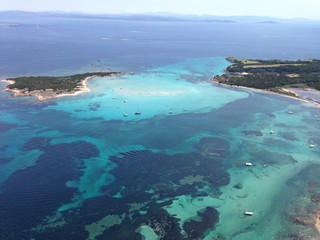 Ile de Piana en Corse, vue aérienne