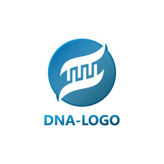DNA Logo Template Design