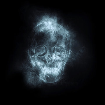 Smoke skull