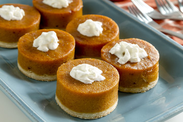 Mini Pumpkin Pies for Holiday Celebrations