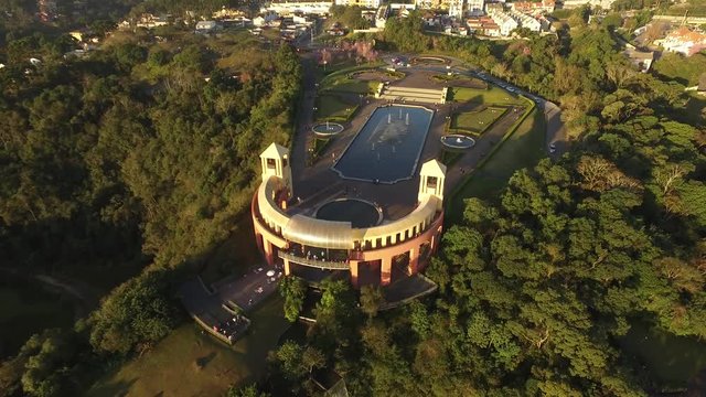 Aerial view of Tangua Park. CURITIBA, PARANA/BRAZIL. July, 2017.