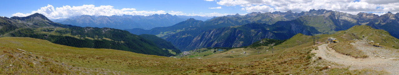 Naklejka premium Chamois (Italie - Aoste)