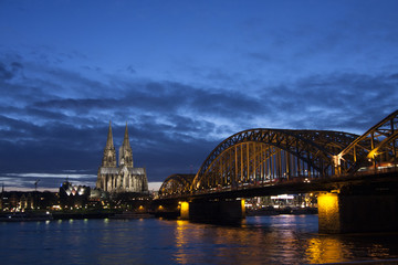 Cologne by night