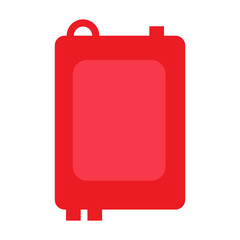 Isolated blood bag on a white background, Vector illustration