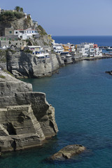 Italy, Ischia; village Sant'Angelo, southern side of the island.