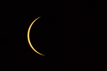 Crescent Sun During Eclipse
