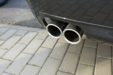 Naklejka premium diesel auspuff abgasskandal