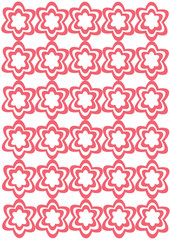 Abstract flowers,vector, background