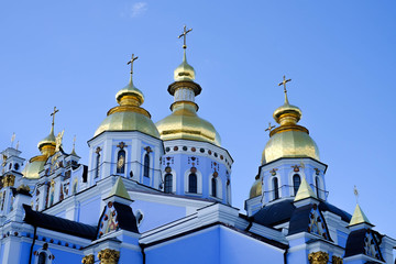 Fototapeta na wymiar Eastern Orthodox Church in Kiev, Ukraine