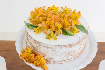 bolo de flores