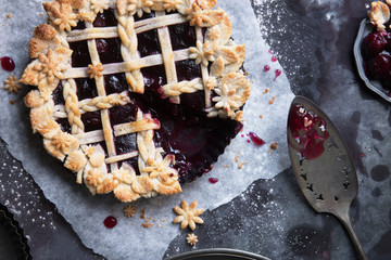 Black cherry pie