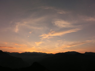 Sunrise at Alishan area