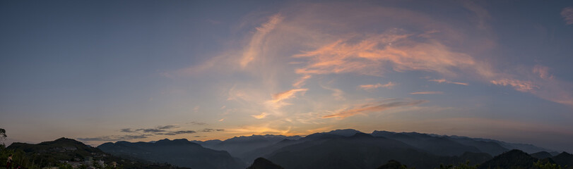 Sunrise at Alishan area