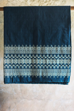 Traditional indigo fabric