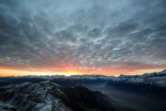 Sunrise from Brienzer Rothorn