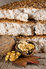 Fototapeta premium Bread and nuts