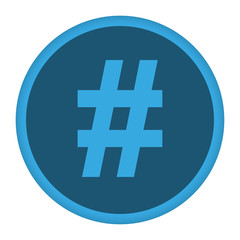 Obraz premium App Icon blau Raute Symbol