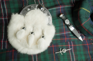 Sporran and Scottish knife