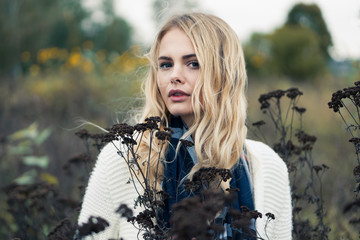 portrait of a beautiful young girl