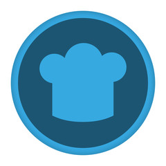 App Icon blau Kochhaube