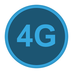 App Icon blau 4G