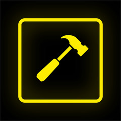 Neon Button App - Hammer